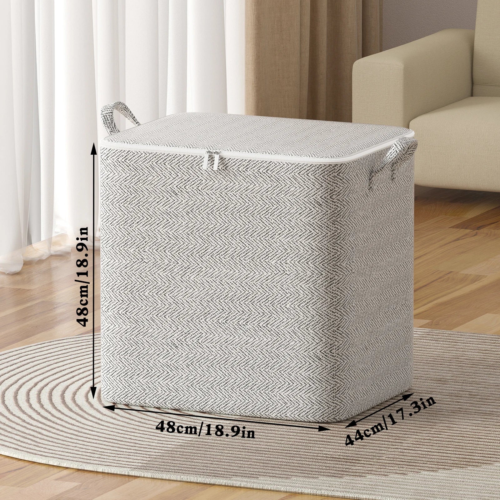 Non-woven large capacity clothing storage bag quilt storage bag bedding storage bag Multifunctional clothing packing bag