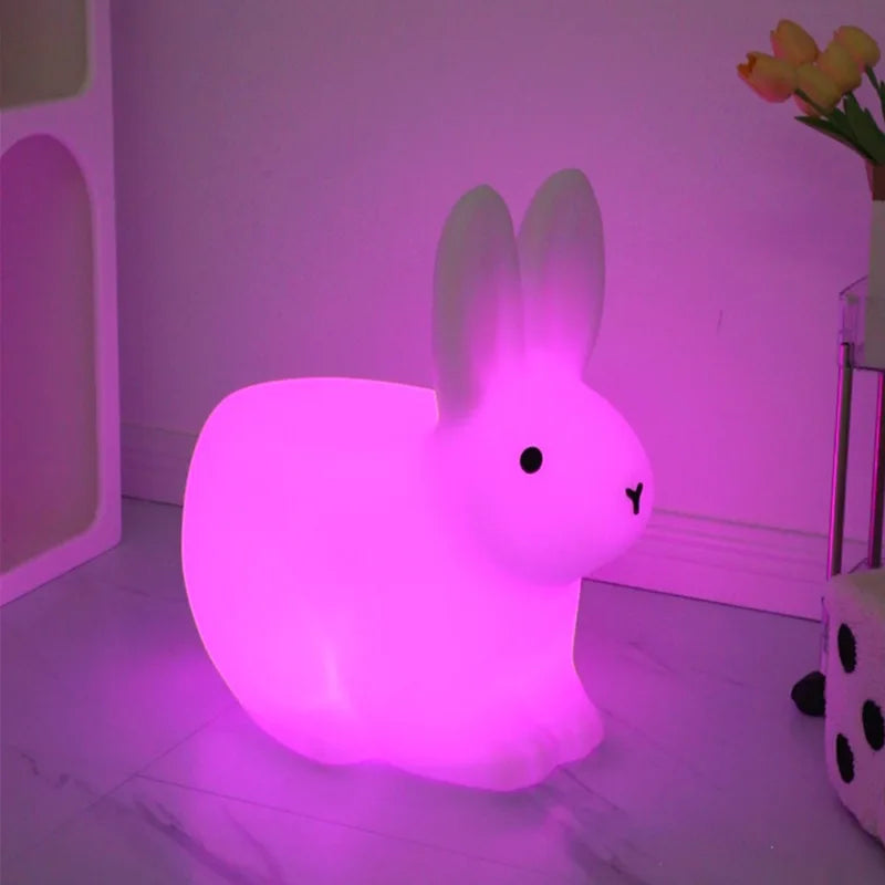 Rabbit floor lamp, living room sofa next to the decoration, atmosphere lamp, bedroom high-end light luxury desk lamp 2025 new