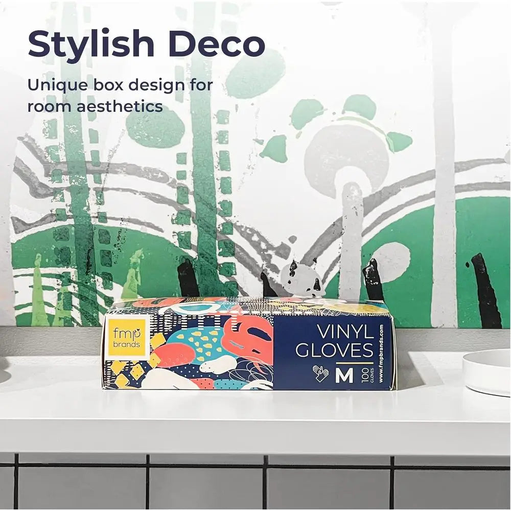 1000 Pack Disposable Medium Latex-Free Vinyl Gloves - Suitable for Kitchen, Bathroom, Household, and Gardening Use