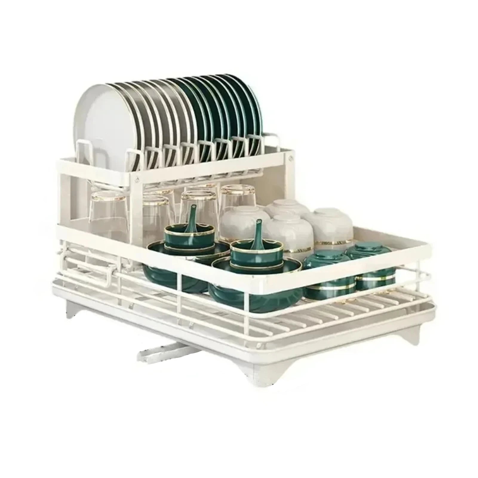Space-saving Drain Rack Easy To Install And Durable For Small Kitchens Secador De Platos Escurridor