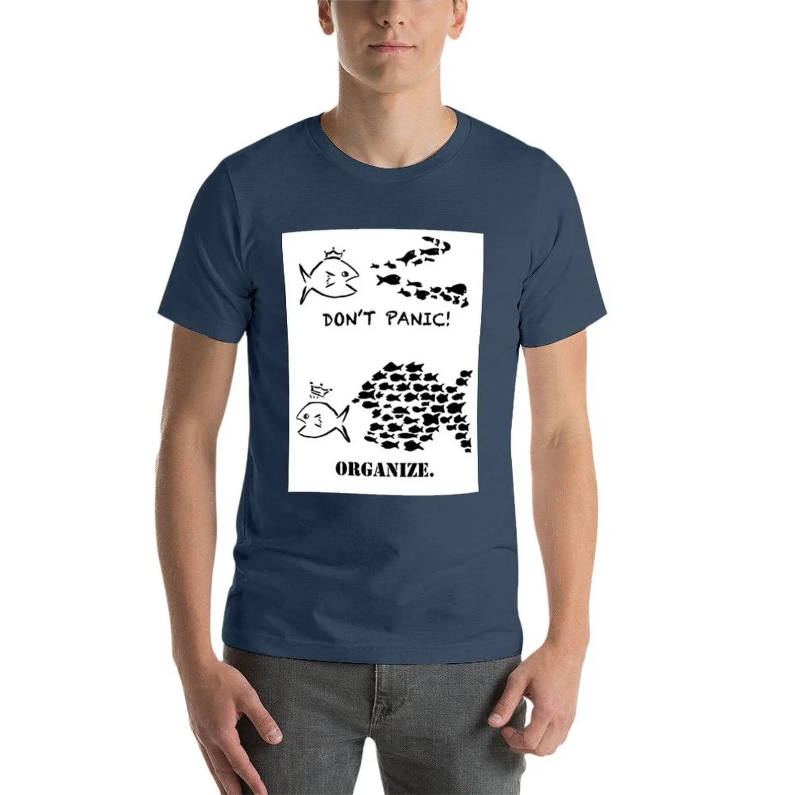 Don't Panic, Organize. T-Shirt Sporty Casual Quick Dry T-Shirt