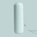1Pc Portable Toothbrush Cup Bathroom Toothpaste Holder Storage Case Box Organizer Travel Toiletries Storage Cup New Creative