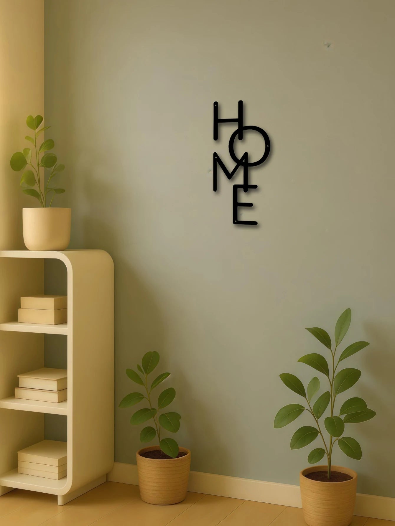 Wall Sign Metal Wall Decor "HOME" Letter Wall Sign - Unique Design for Bedroom Decor&Gifts