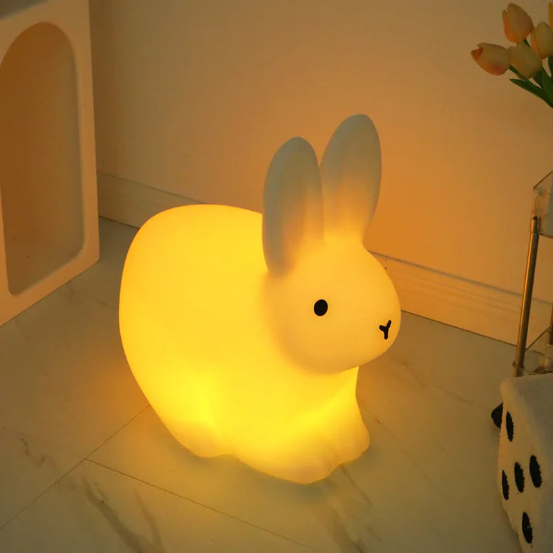 Rabbit floor lamp, living room sofa next to the decoration, atmosphere lamp, bedroom high-end light luxury desk lamp 2025 new