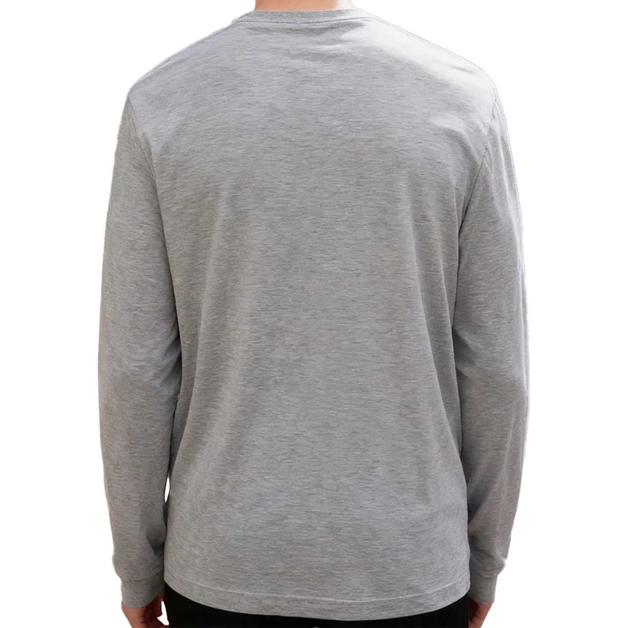 Turning Heat into Treat Men's Long Sleeve Tee 100% Cotton 180g Crew Neck Casual Daily Style Soft and Breathable