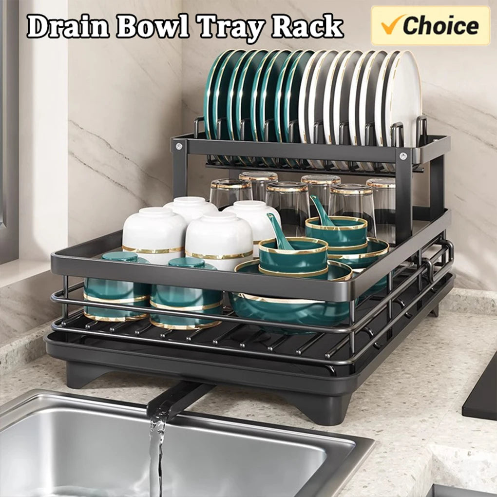 Space-saving Drain Rack Easy To Install And Durable For Small Kitchens Secador De Platos Escurridor