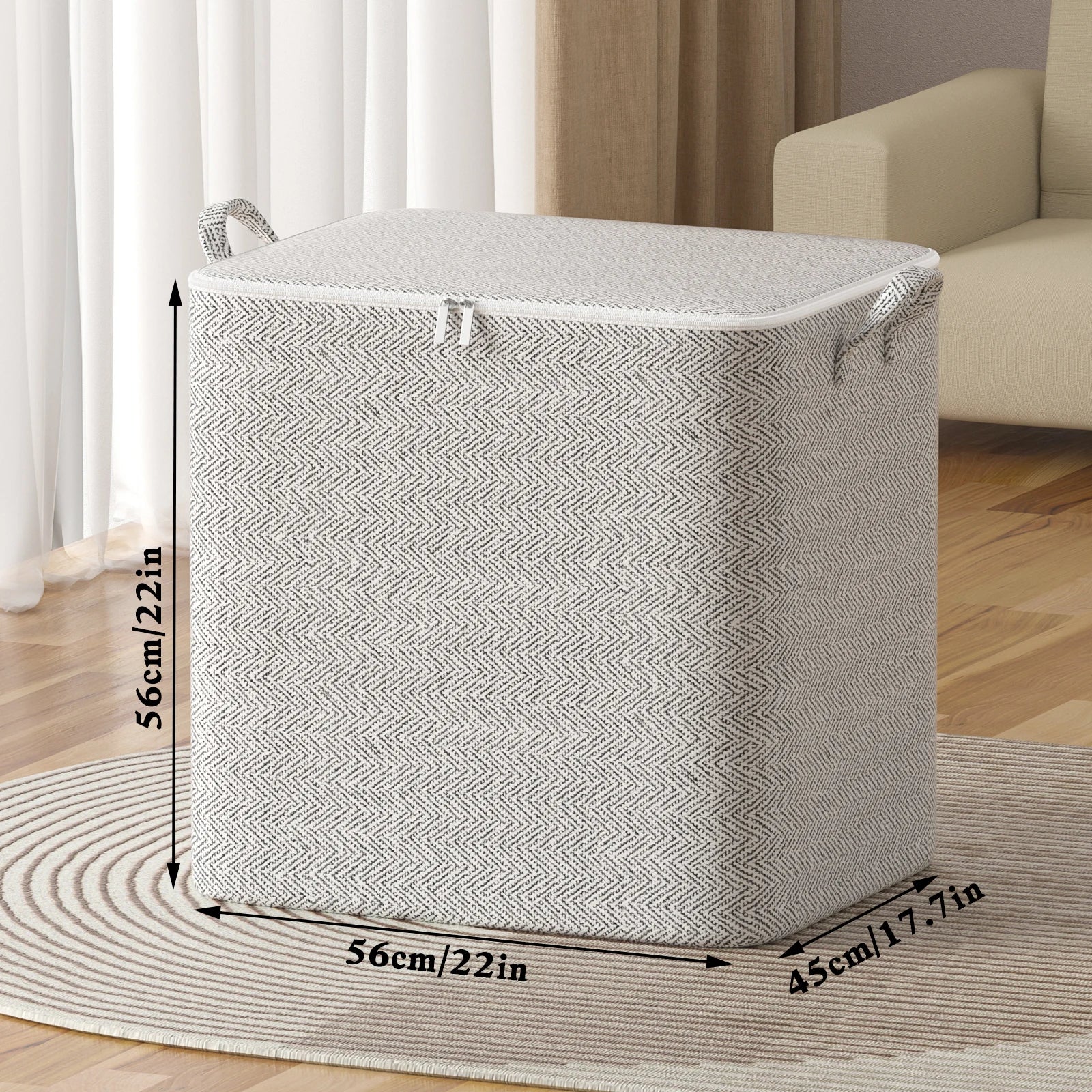 Non-woven large capacity clothing storage bag quilt storage bag bedding storage bag Multifunctional clothing packing bag