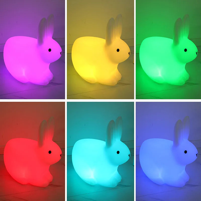 Rabbit floor lamp, living room sofa next to the decoration, atmosphere lamp, bedroom high-end light luxury desk lamp 2025 new