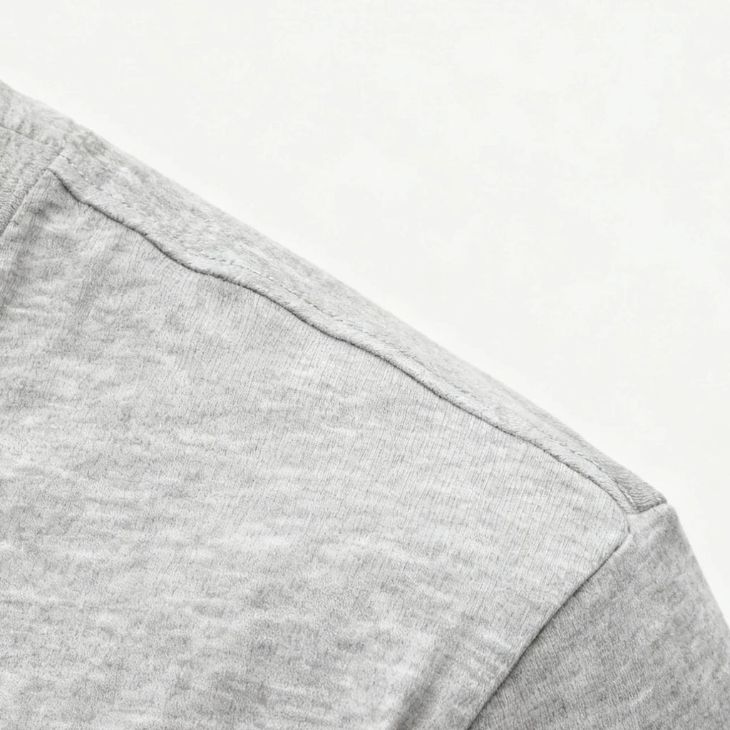 Turning Heat into Treat Men's Long Sleeve Tee 100% Cotton 180g Crew Neck Casual Daily Style Soft and Breathable