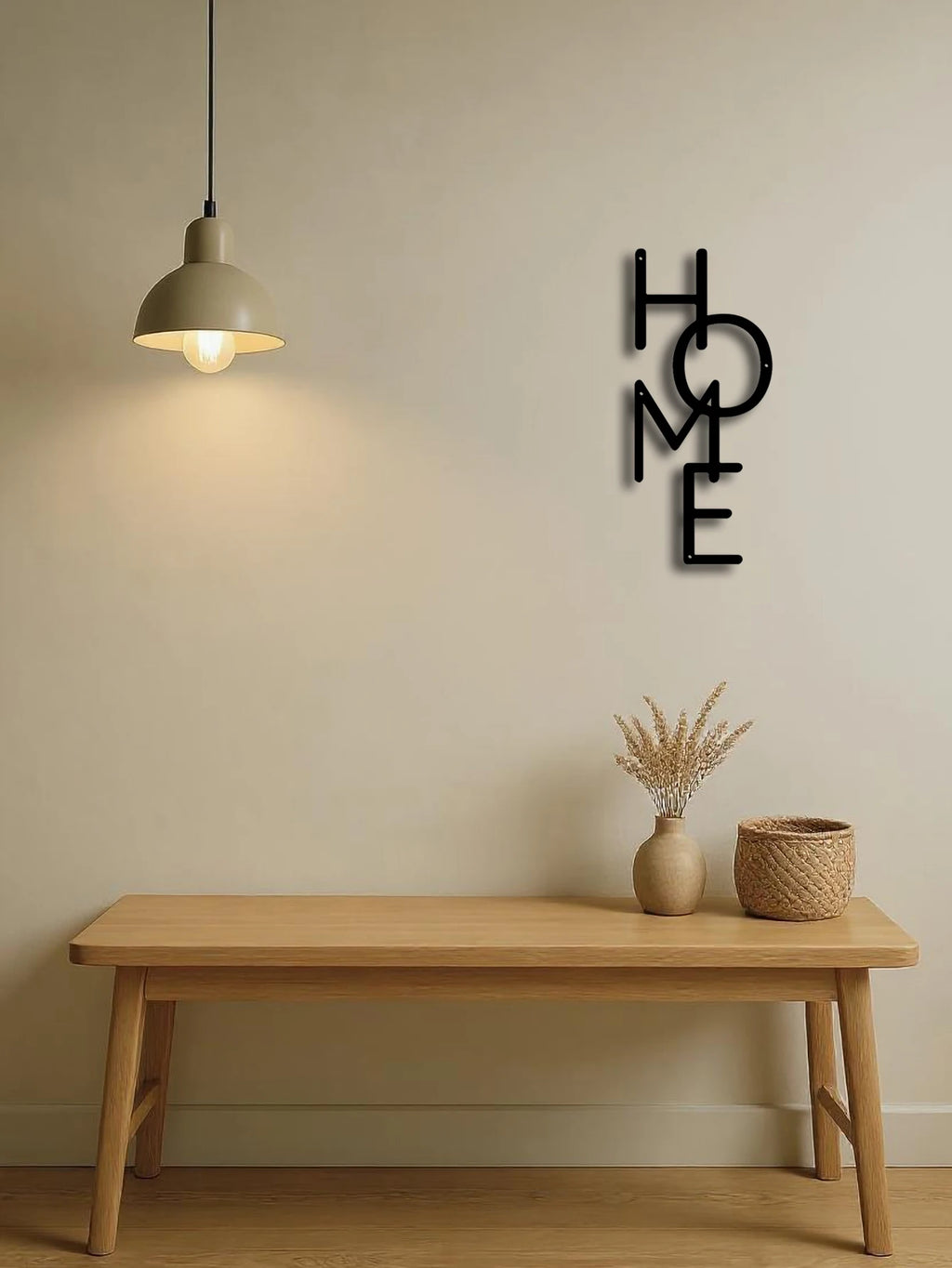 Wall Sign Metal Wall Decor "HOME" Letter Wall Sign - Unique Design for Bedroom Decor&Gifts
