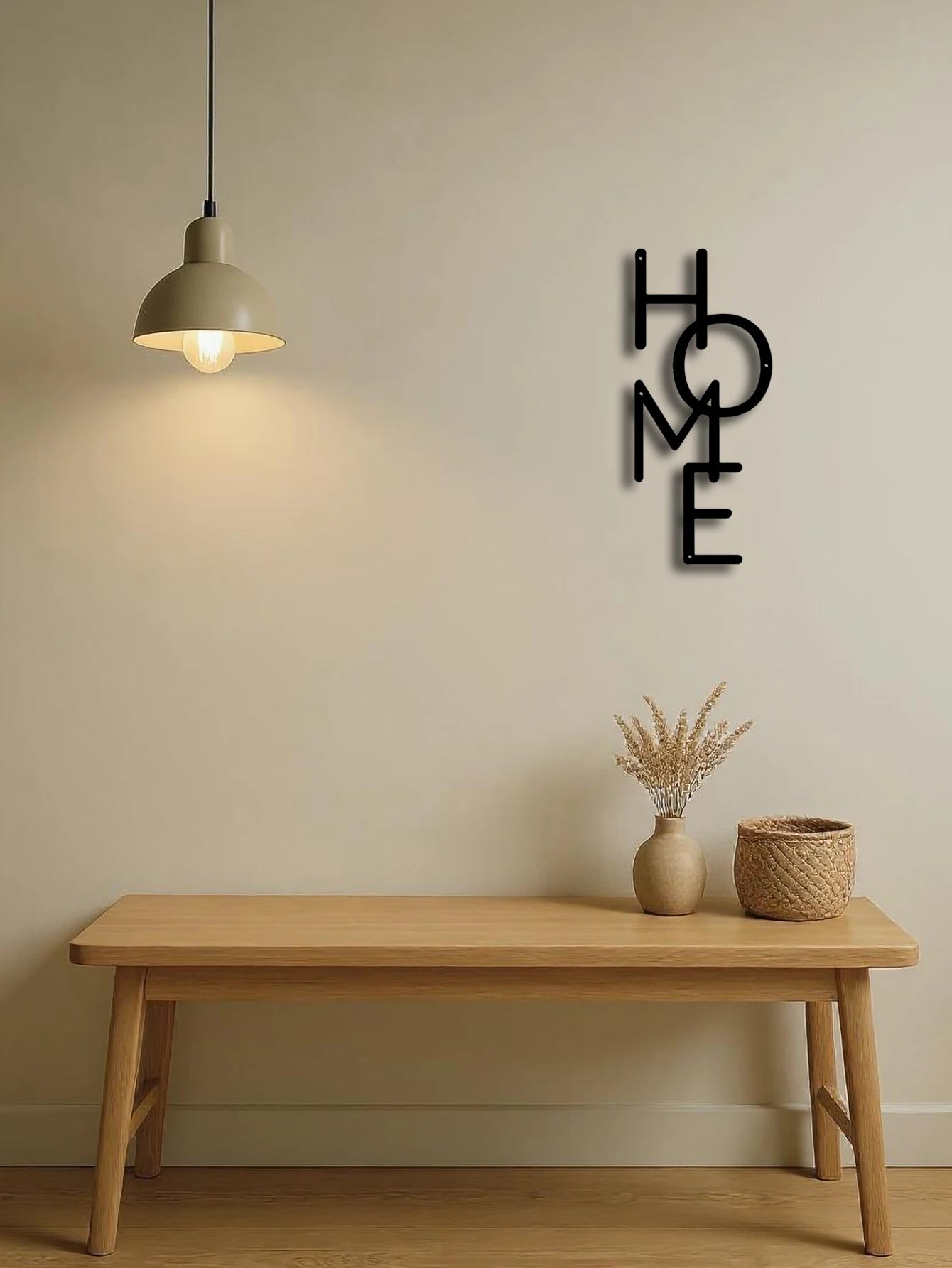 Wall Sign Metal Wall Decor "HOME" Letter Wall Sign - Unique Design for Bedroom Decor&Gifts