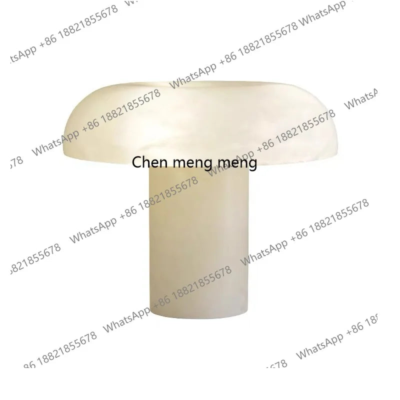 New Chinese marble table lamp designer living room bedroom high-end hotel model room light luxury villa decoration bedside lamp