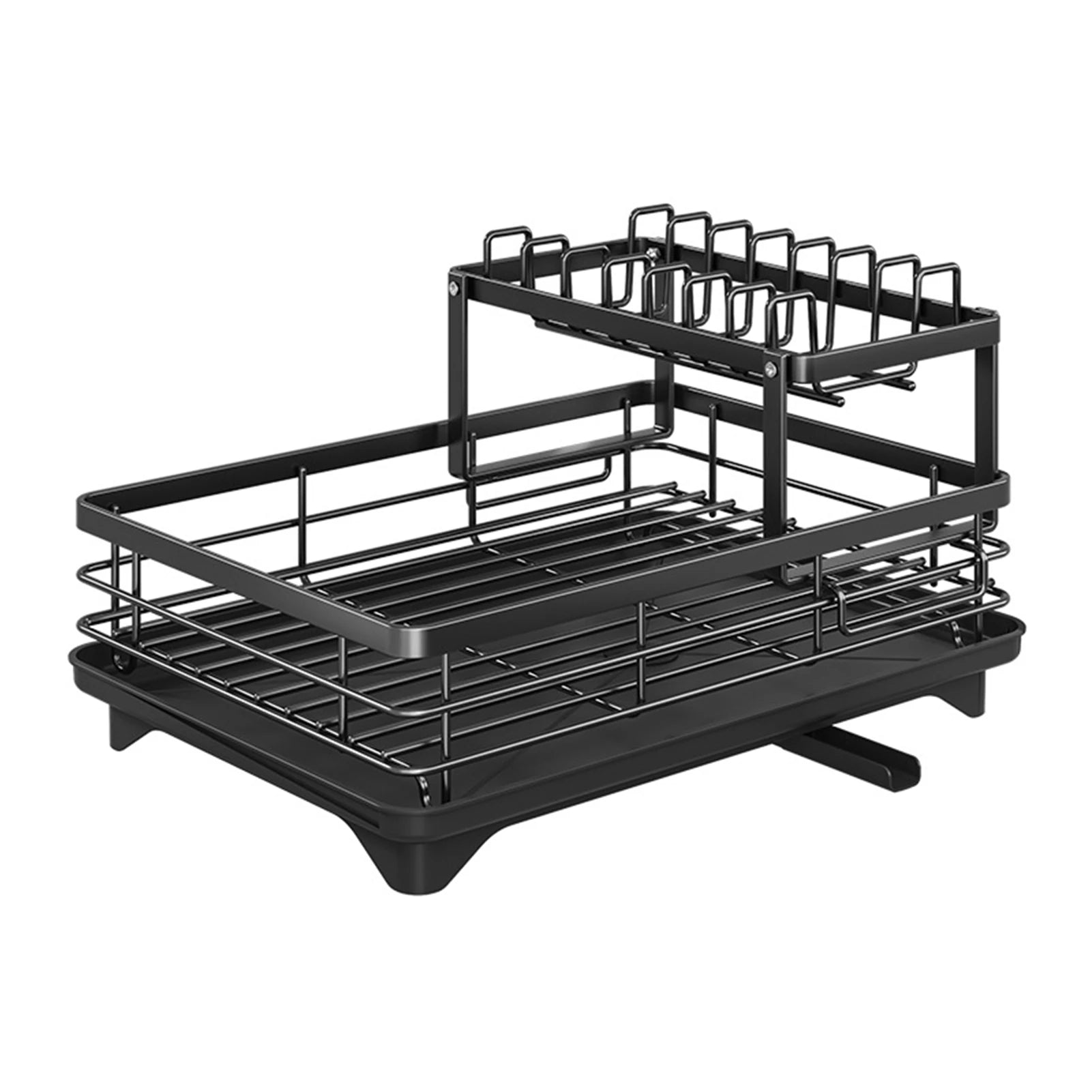 Space-saving Drain Rack Easy To Install And Durable For Small Kitchens Secador De Platos Escurridor