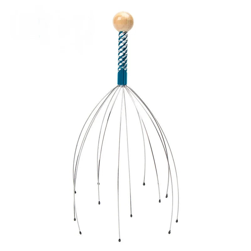 1/2pc Stainless Steel Head Massage Device Relaxation Octopus Scalp Massager Instrument Scratcher Relieves Tension Soul Extractor