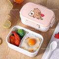 Capybara Bento Lunch Box Cartoon Figure Printed Lunch Box Kids Boys Girl School Food Storage Containers Children Birthday Gifts
