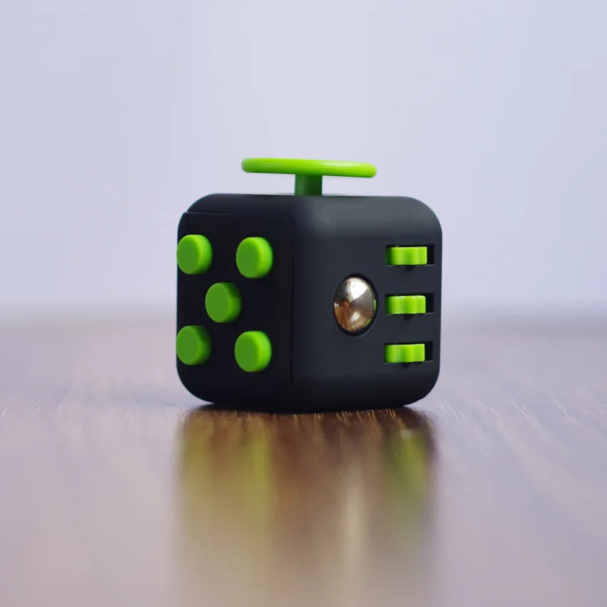 Fidget Stress Relief Dice Colorful Anti-Stress Fingertip Toys for Autism & Anxiety Relief