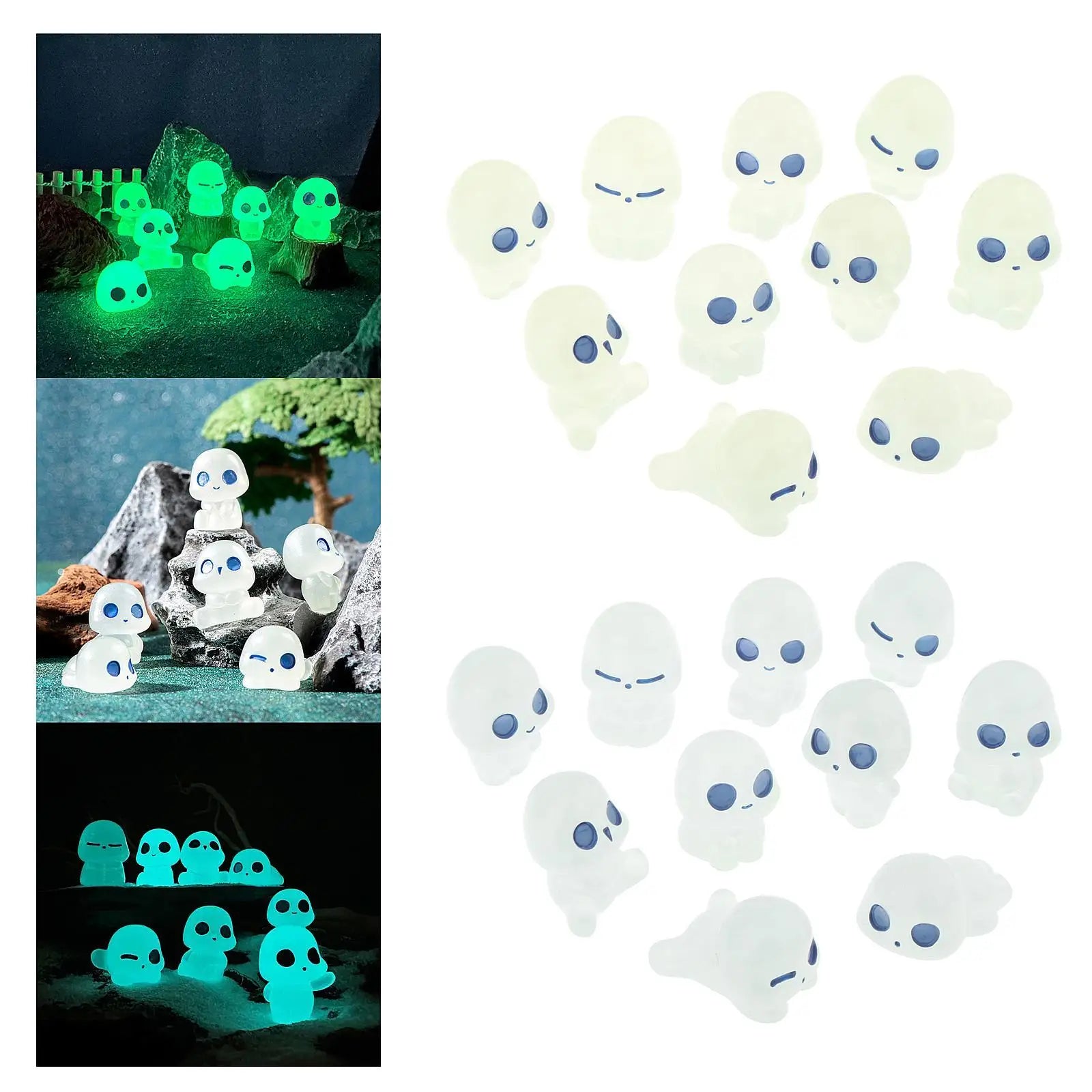 10Pcs Fairy Garden Accessories Garden Decoration for Fence Flowerpot Bedroom