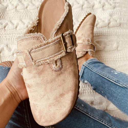 Canvas Loafe Women's Vintage Clogs
