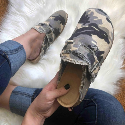 Canvas Loafe Women's Vintage Clogs