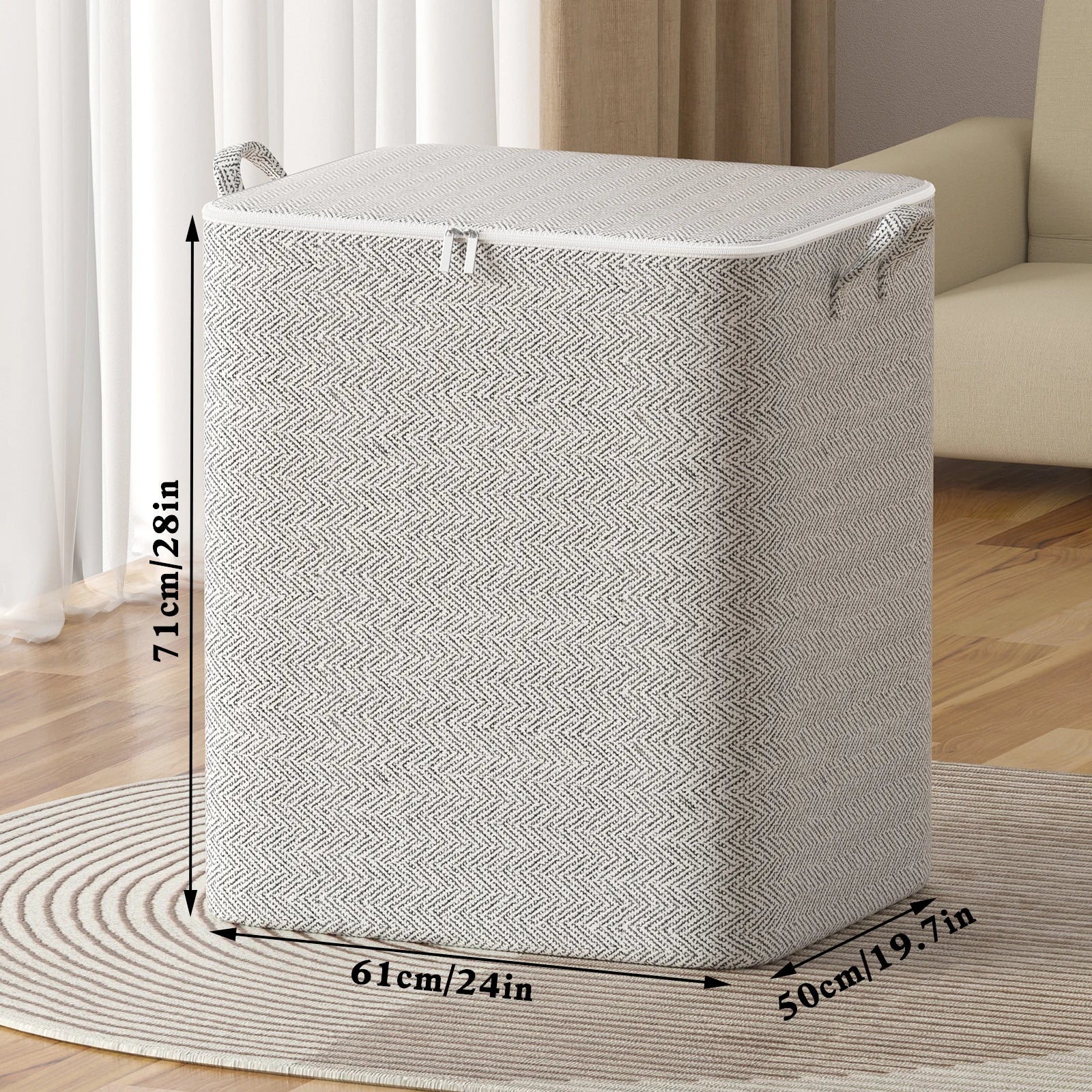 Non-woven large capacity clothing storage bag quilt storage bag bedding storage bag Multifunctional clothing packing bag