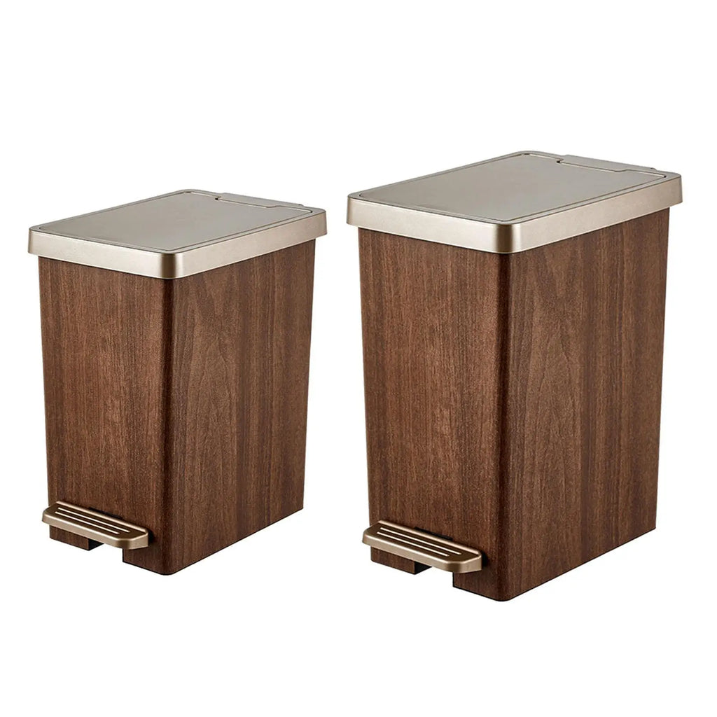 Trash Can Easy to Clean Lightweight Creative Rustic Decorative Waste Basket for Bedroom Restaurant Living Room Office Bathroom