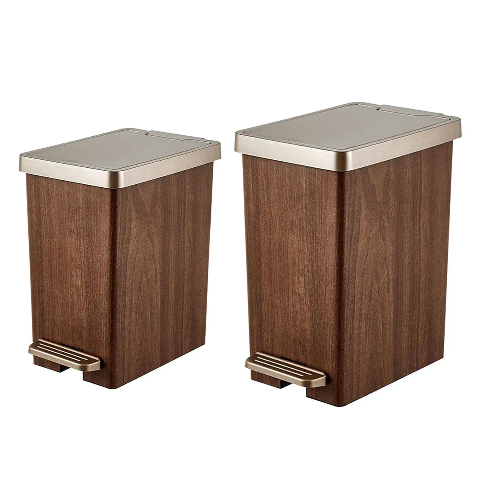 Trash Can Easy to Clean Lightweight Creative Rustic Decorative Waste Basket for Bedroom Restaurant Living Room Office Bathroom