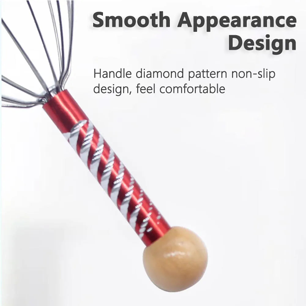 1/2pc Stainless Steel Head Massage Device Relaxation Octopus Scalp Massager Instrument Scratcher Relieves Tension Soul Extractor