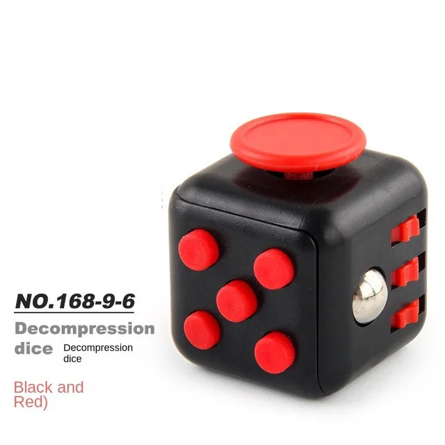 Fidget Stress Relief Dice Colorful Anti-Stress Fingertip Toys for Autism & Anxiety Relief