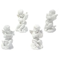 4Pcs Resin Angel Ornaments Decor for Bedroom Desk Potted Plants Office Exquisite Lightweight Decoration