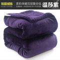 Winter Thick Warm Fleece Blanket bedroom quilts Sofa Nap blanket Home bedding comforter Washable Lamb wool blanket quilts