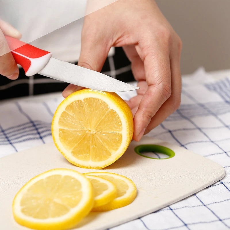 Plastic Cutting Board Wheat Straw Non Slip Easy To Clean Kitchen Chopping Home Knife Friendly Durable Antibacterial 2-Piece Set