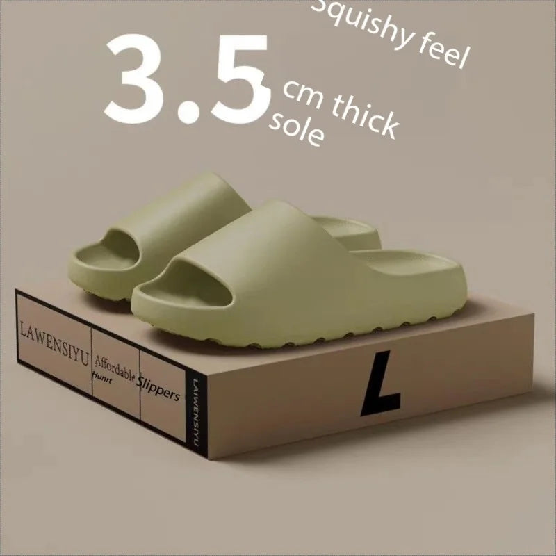 Coconut Slippers Feel like Stepping on Shit Thick-soled Sandals Summer New Non-slip Wearing Sandals
